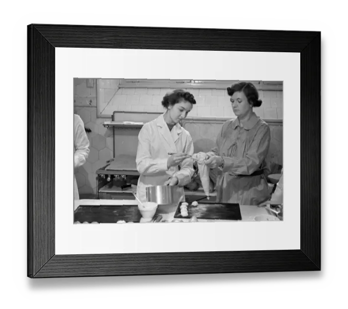Framed Print : Cookery Class Framed Print : Cookery Class