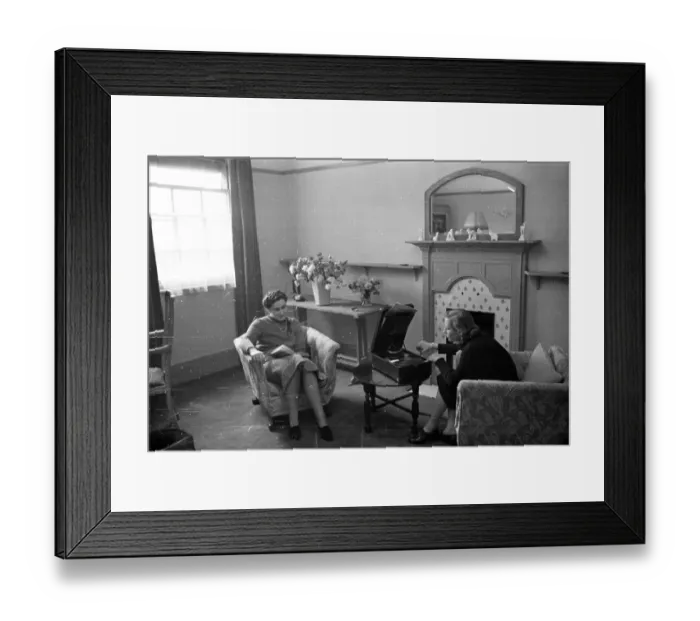 Framed Print : Listening To Records Framed Print : Listening To Records