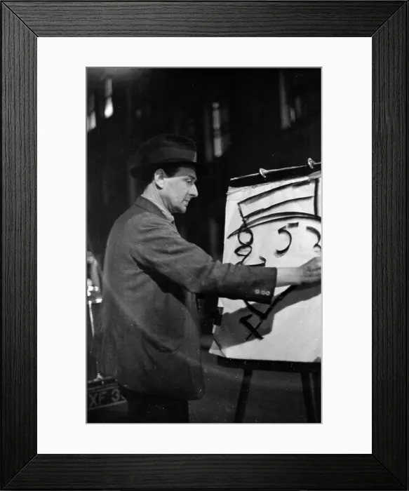 Framed Print : Street Artist Framed Print : Street Artist