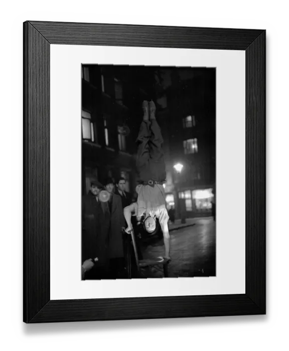 Framed Print : Street Acrobat Framed Print : Street Acrobat