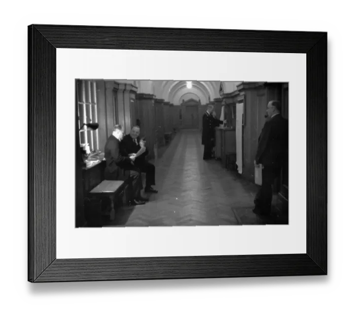 Framed Print : County Hall Corridor Framed Print : County Hall Corridor