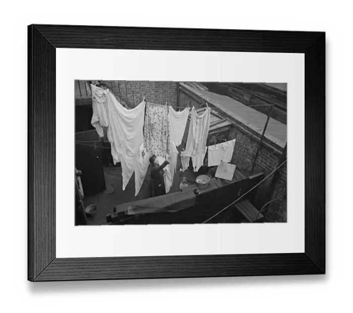 Framed Print : Lambeth Washing Line Framed Print : Lambeth Washing Line