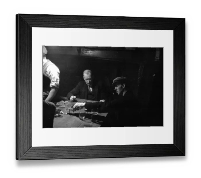 Framed Print : Domino Players Framed Print : Domino Players