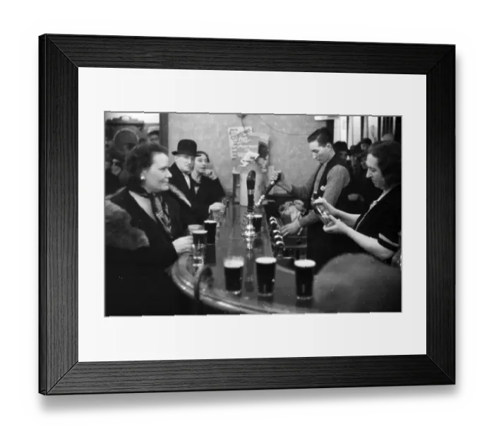 Framed Print : Pulling Pints Framed Print : Pulling Pints