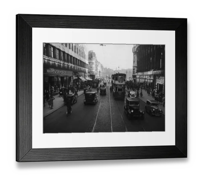 Framed Print : Manchester Street Framed Print : Manchester Street