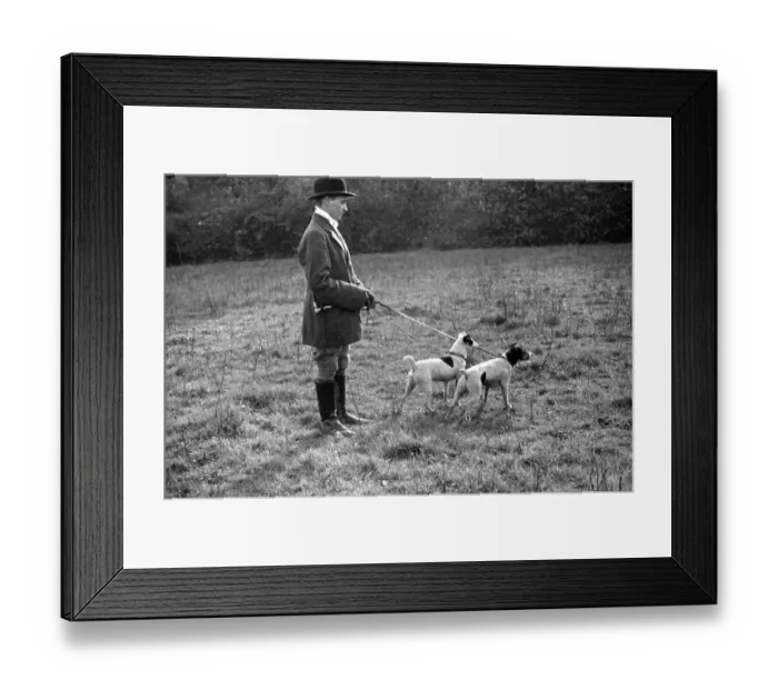 Framed Print : Terrier Man Framed Print : Terrier Man