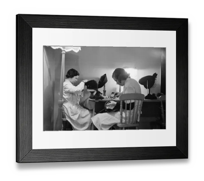 Framed Print : Hartnell Hats Framed Print : Hartnell Hats
