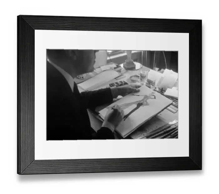 Framed Print : Hartnell Sketch Framed Print : Hartnell Sketch