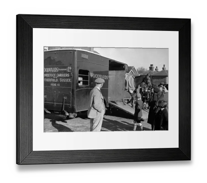 Framed Print : Arriving Horses Framed Print : Arriving Horses