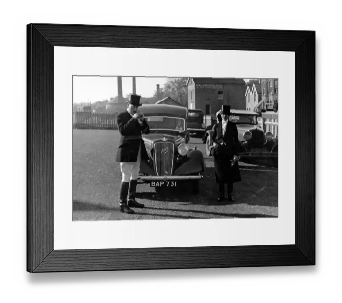 Framed Print : In Hunting Attire Framed Print : In Hunting Attire