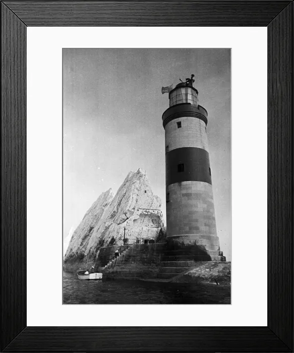 Framed Print : Needles Lighthouse Framed Print : Needles Lighthouse