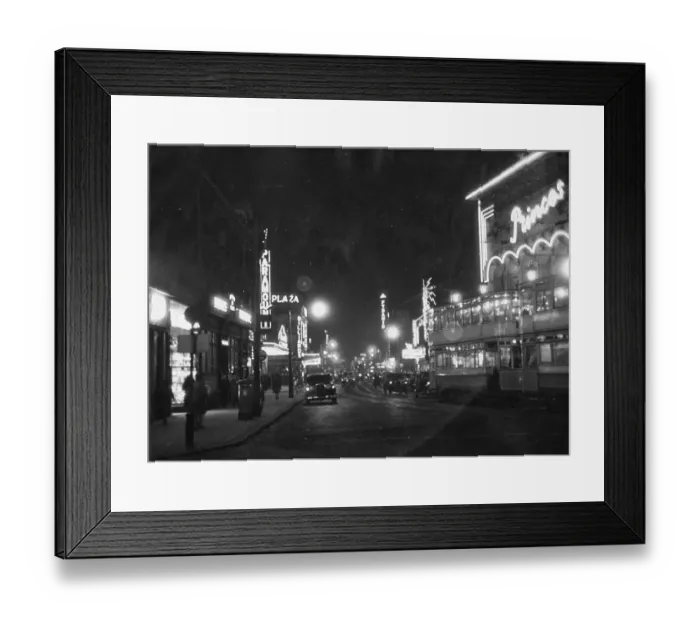 Framed Print : Manchester Oxford Street Framed Print : Manchester Oxford Street