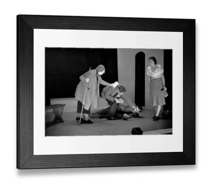 Framed Print : Play Rehearsal Framed Print : Play Rehearsal