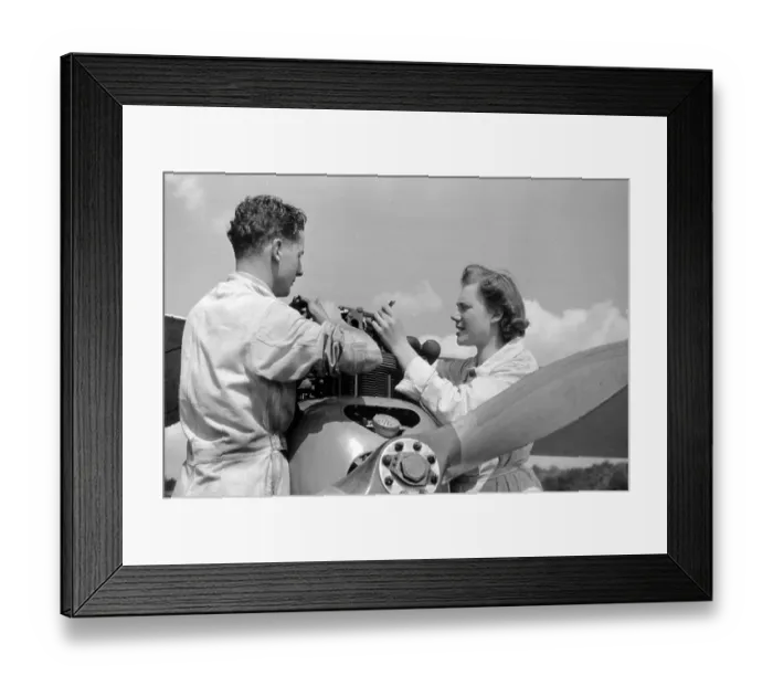 Framed Print : Engine Instruction Framed Print : Engine Instruction