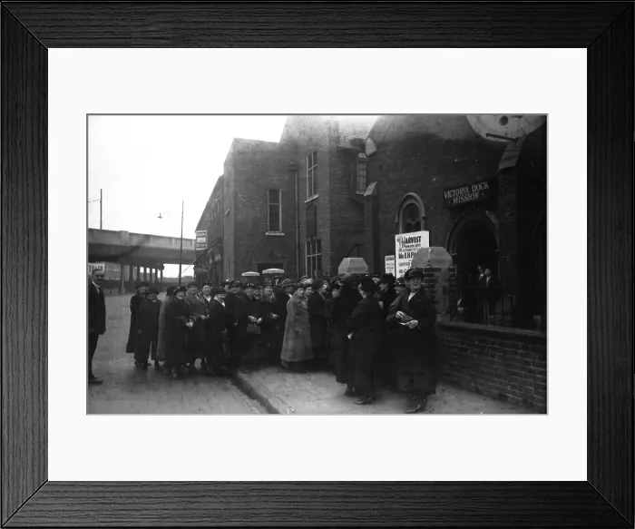 Framed Print : Granny Queue Framed Print : Granny Queue