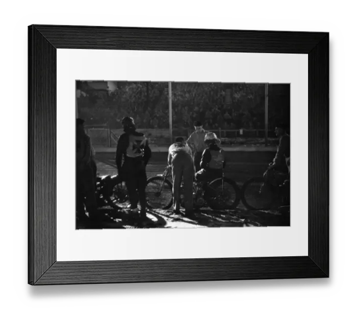 Framed Print : Speedway Racers Framed Print : Speedway Racers