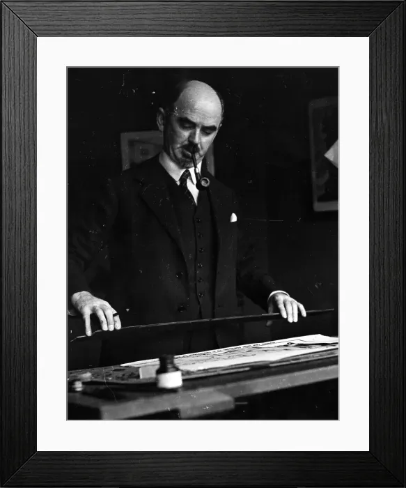 Framed Print : David Low. 22nd October 1938: British political cartoonist David (Alexander Cecil) Framed Print : David Low. 22nd October 1938: British political cartoonist David (Alexander Cecil)