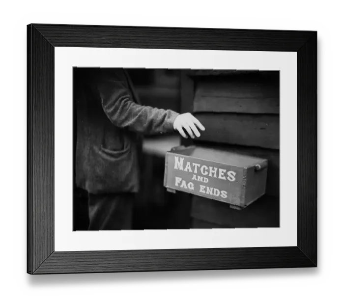 Framed Print : Matches And Fag Ends