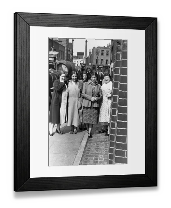 Framed Print : Whitechapel Workers Framed Print : Whitechapel Workers