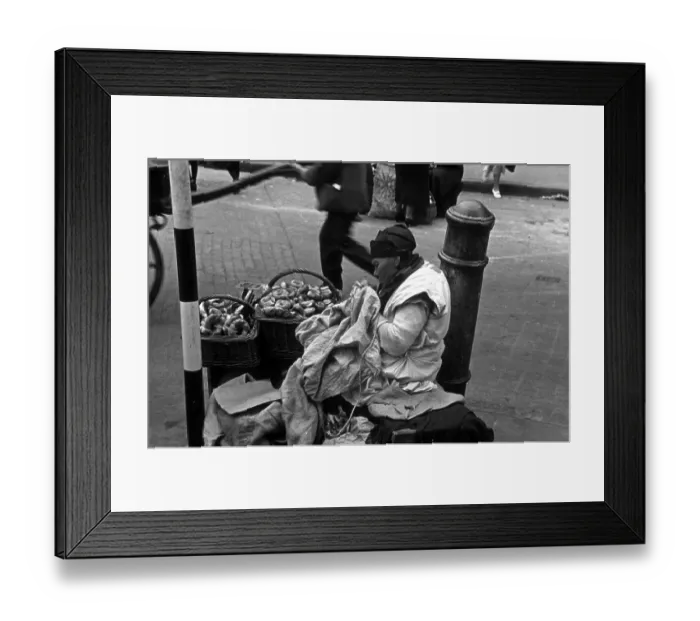 Framed Print : Bagel Seller Framed Print : Bagel Seller