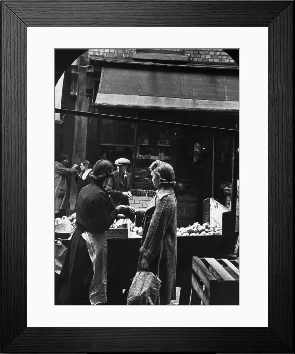 Framed Print : Whitechapel Market Framed Print : Whitechapel Market
