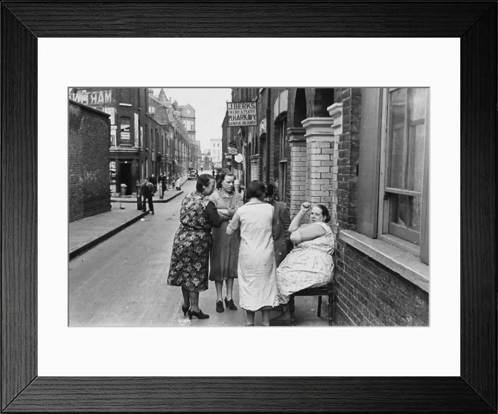 Framed Print : Whitechapel Gossip Framed Print : Whitechapel Gossip