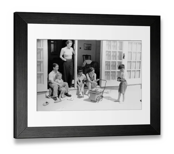 Framed Print : Family Snap Framed Print : Family Snap