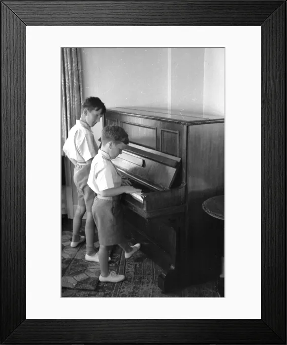 Framed Print : Piano Brothers Framed Print : Piano Brothers