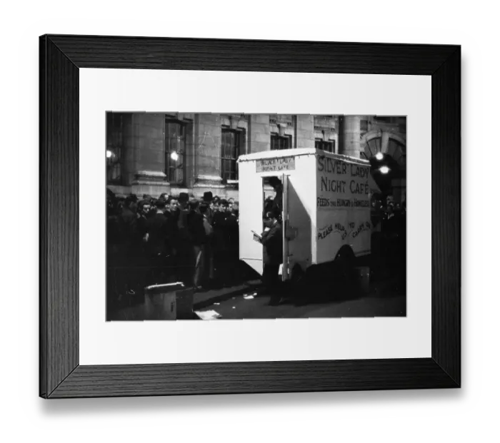 Framed Print : Silver Lady Van Framed Print : Silver Lady Van