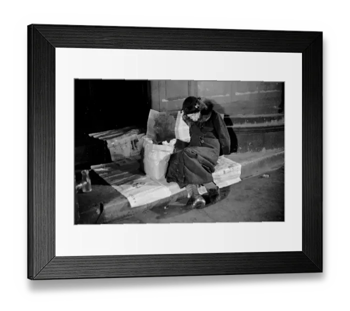 Framed Print : Down And Out Framed Print : Down And Out