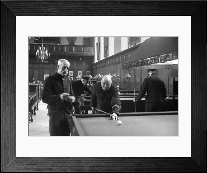 Framed Print : Playing Billiards Framed Print : Playing Billiards