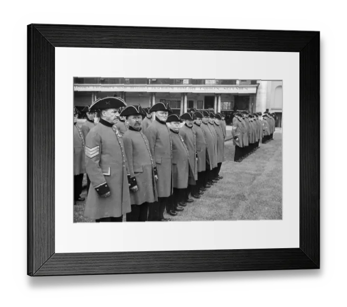 Framed Print : Pensioners On Parade Framed Print : Pensioners On Parade