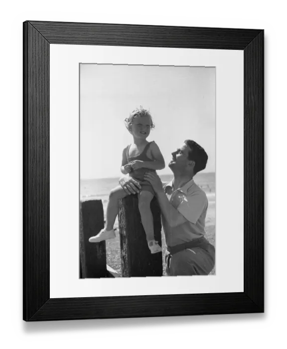 Framed Print : Father And Daughter Framed Print : Father And Daughter