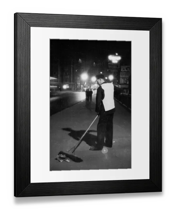 Framed Print : Street Cleaner Framed Print : Street Cleaner