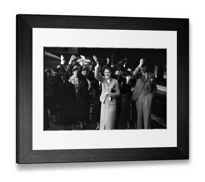 Framed Print : Seeing Off Framed Print : Seeing Off