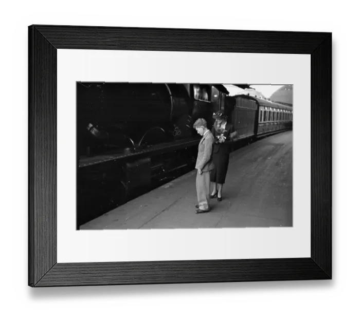 Framed Print : Train Spotter Framed Print : Train Spotter