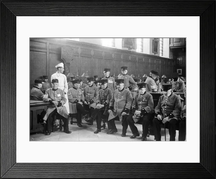 Framed Print : Group Of Pensioners