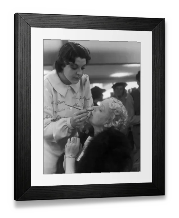 Framed Print : Max Factor Make Over Framed Print : Max Factor Make Over