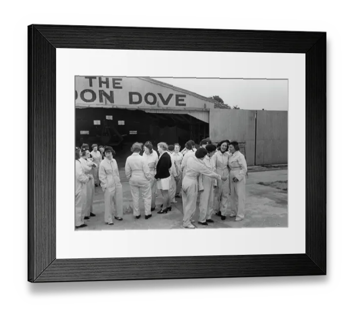 Framed Print : Women Pilots In Training Framed Print : Women Pilots In Training