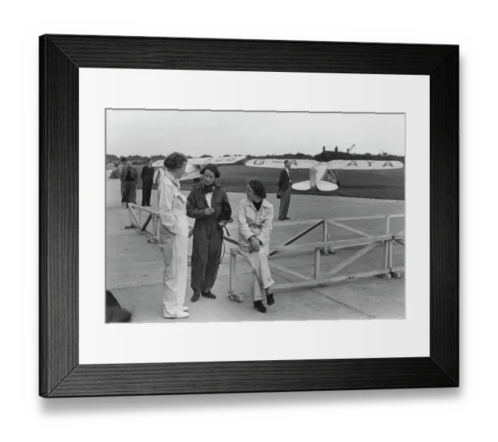 Framed Print : Women Pilots In Training Framed Print : Women Pilots In Training