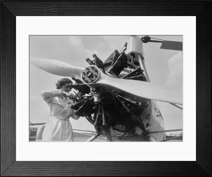 Framed Print : Woman Pilot In Training Framed Print : Woman Pilot In Training