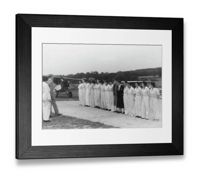 Framed Print : Women Pilots In Training Framed Print : Women Pilots In Training