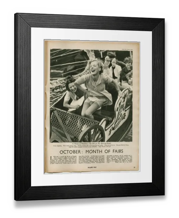 Framed Print : October: Month Of Fairs Framed Print : October: Month Of Fairs