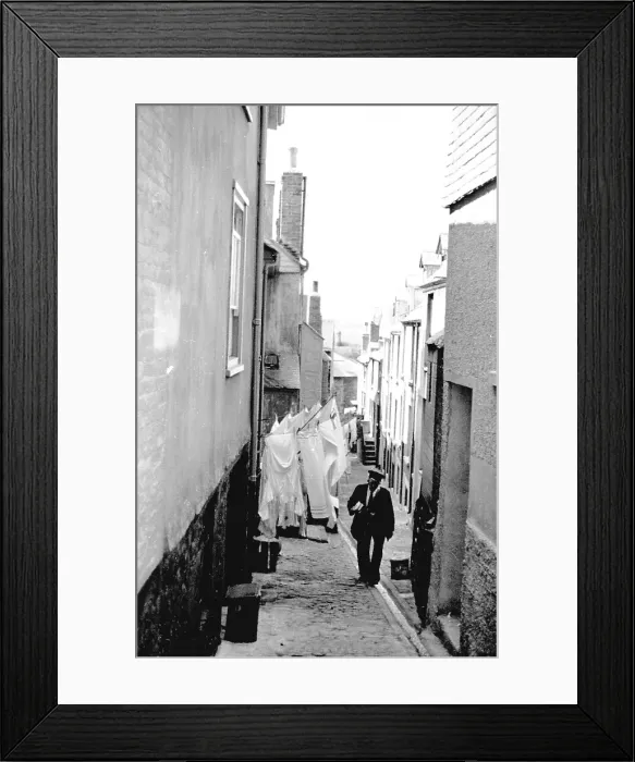 Framed Print : Postman In Street Framed Print : Postman In Street
