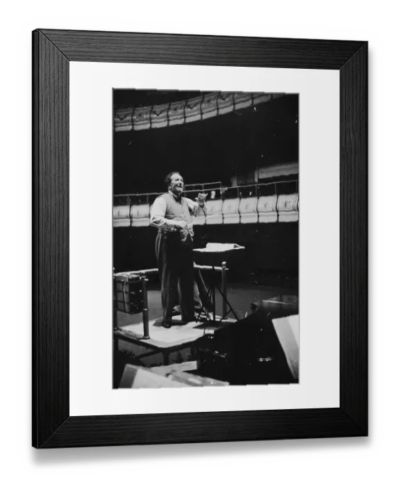 Framed Print : Sir Henry Rehearses Framed Print : Sir Henry Rehearses