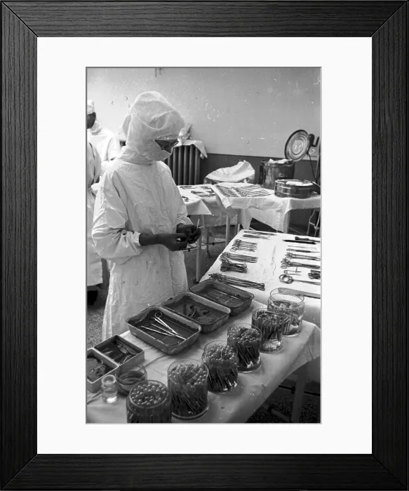 Framed Print : Tool Tables
