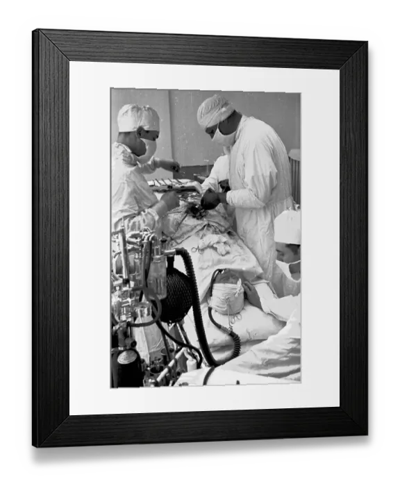Framed Print : Surgeon At Work