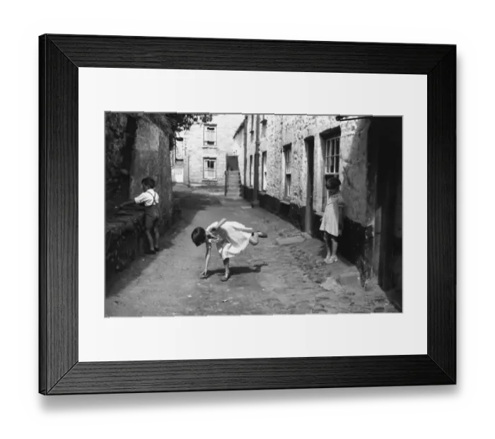 Framed Print : Playing In Street
