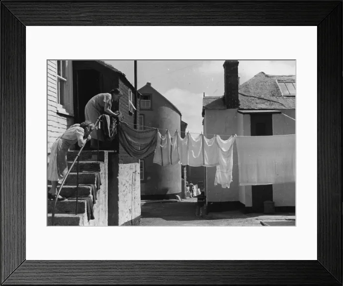 Framed Print : Washing Day