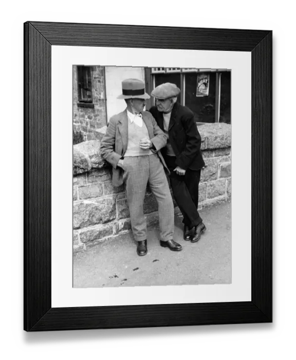 Framed Print : Elderly Men